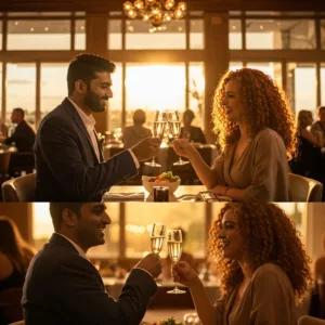 Image: a visual of a couple celebrating their anniversary
