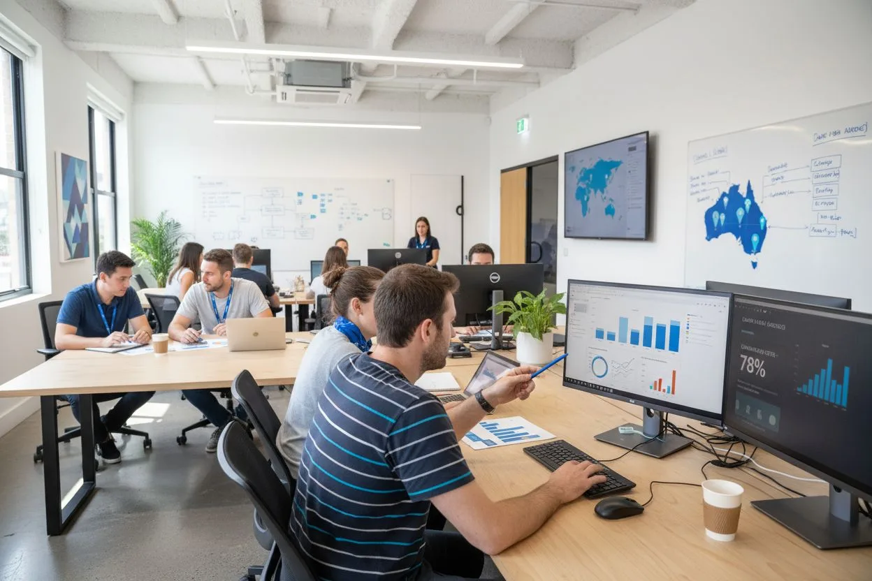 digital ad campaign teamwork